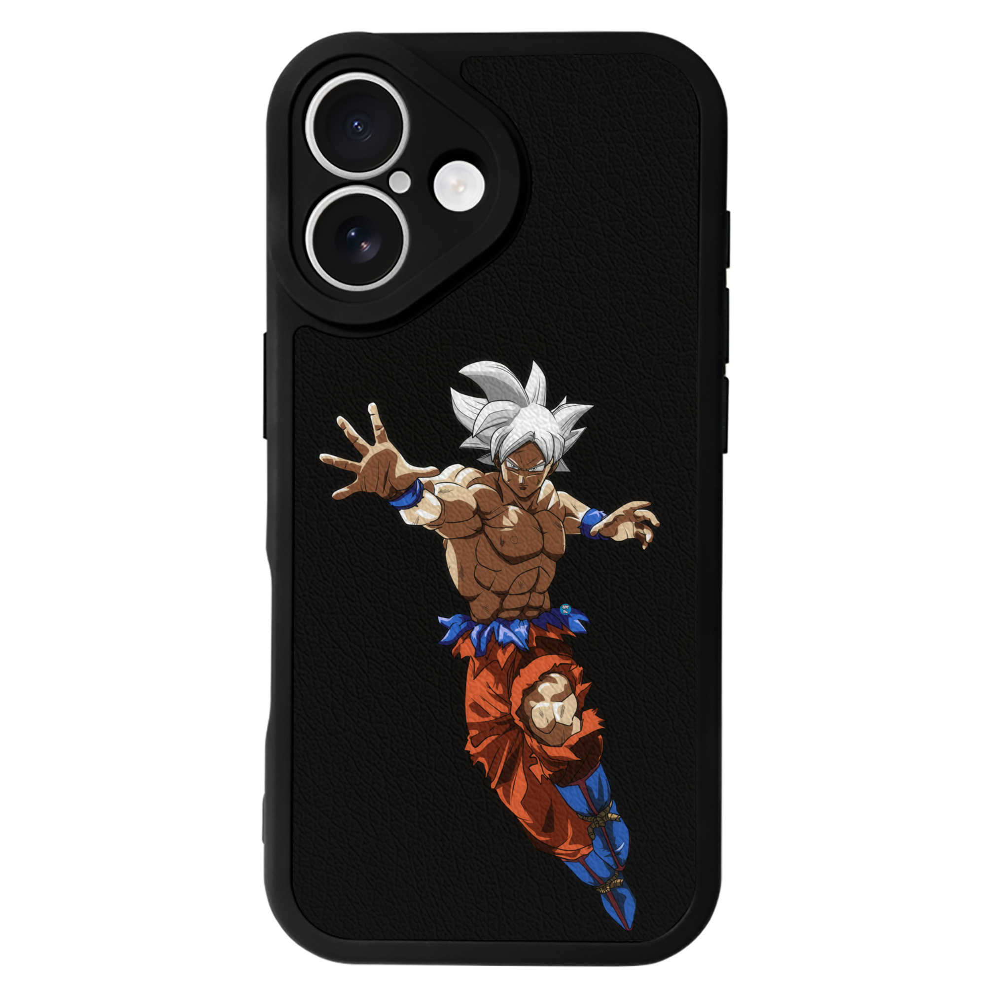 （画像用） ドラゴンボール 孫悟空（そん ごくう）Son Goku カカロット DRAGON BALL Kakarotto 【iPhone 16シリーズ対応】シリコンスマホケース（レザー調） 材質：シリコン